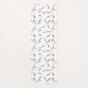 yoga stelt patroon yogamat