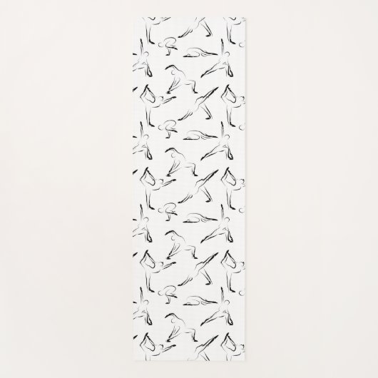 yoga stelt patroon yogamat (Voorkant)