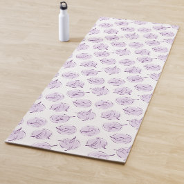 yoga stelt patroon yogamat