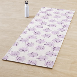 yoga stelt patroon yogamat