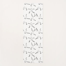 yoga stelt patroon yogamat