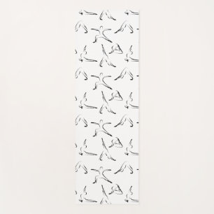 yoga stelt patroon yogamat