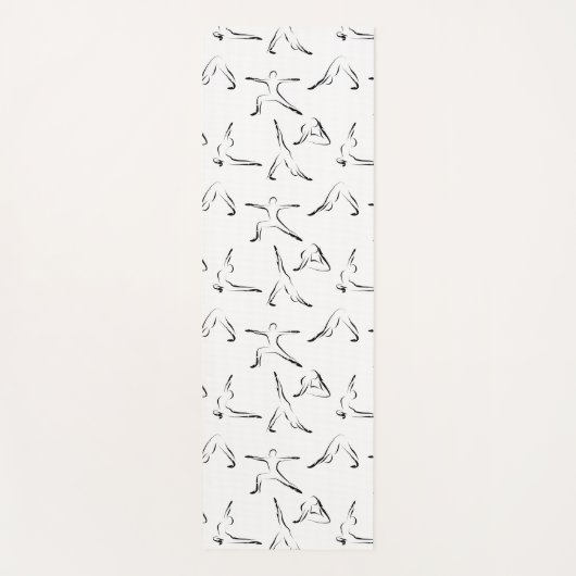 yoga stelt patroon yogamat (Voorkant)