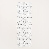 yoga stelt patroon yogamat (Achterkant)