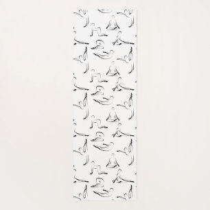 yoga stelt patroon yogamat