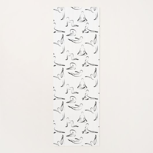 yoga stelt patroon yogamat (Achterkant)