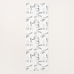 yoga stelt patroon yogamat