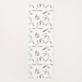 yoga stelt patroon yogamat (Achterkant)