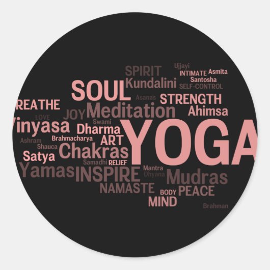 YOGA STICKER (Voorkant)