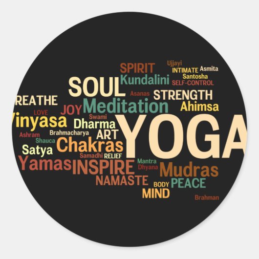 YOGA STICKER (Voorkant)