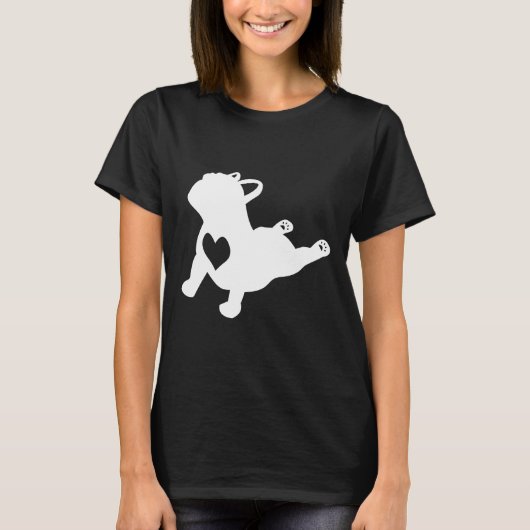 Yoga Stretch Frenchie T-shirt (Voorkant)
