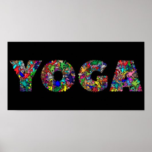 YOGA STUDIO-art — Betaalbaar Poster (Voorkant)
