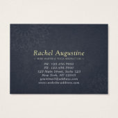 YOGA Studio Cadeaubon Gold Mandala Flowers Visitekaartje (Achterkant)