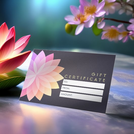 YOGA Studio Cadeaucertificaat Colorful Mandala Sig Kortingskaartje