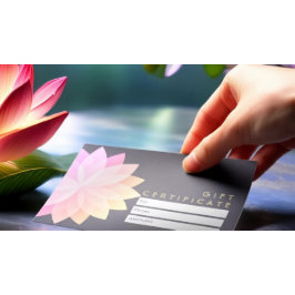 YOGA Studio Cadeaucertificaat Colorful Mandala Sig Kortingskaartje