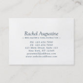 YOGA Studio Cadeaucertificaat - Easy Pose ZEN-symb Kortingskaartje (Achterkant)