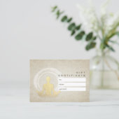 YOGA Studio Cadeaucertificaat - Easy Pose ZEN-symb Kortingskaartje (Staand voorkant)