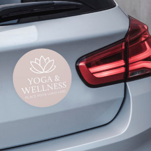 Yoga Studio Circle Car Magnet Promotion Automagneet