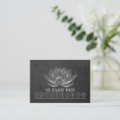 Yoga Studio Class Pass Loyalty Appointment Lotus (Staand voorkant)