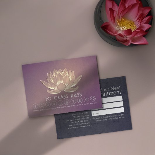 Yoga Studio Class Pass Loyalty Appointment Lotus