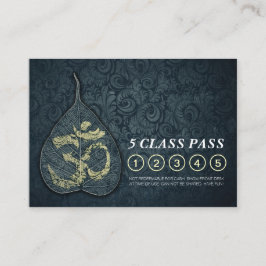 Yoga Studio Class Pass Loyalty-punch Appointing Klantenkaartje