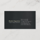 Yoga Studio Class Pass Meditation Pose Bodhi Leaf Klantenkaartje (Achterkant)