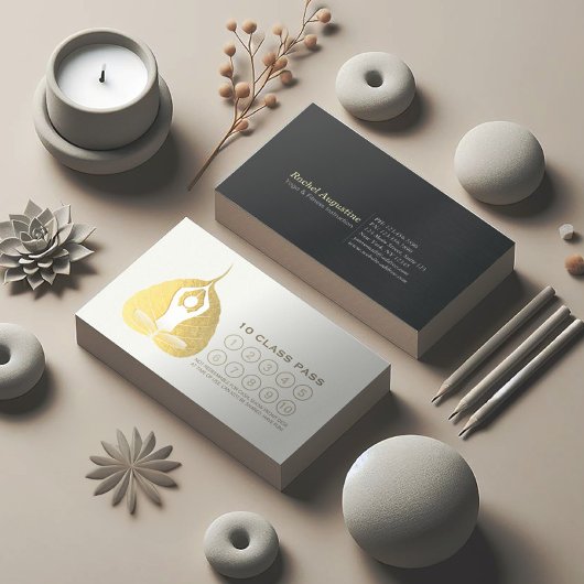 Yoga Studio Class Pass Meditation Pose Bodhi Leaf Klantenkaartje