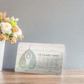Yoga Studio Class Pass Meditation Pose Bodhi Leaf Klantenkaartje