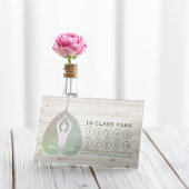 Yoga Studio Class Pass Meditation Pose Bodhi Leaf Klantenkaartje