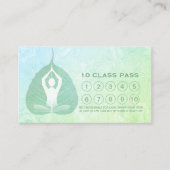 Yoga Studio Class Pass Meditation Pose Bodhi Leaf Klantenkaartje (Voorkant)