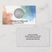 Yoga Studio Docent | Waterverf Visitekaartje (Voorkant / Achterkant)