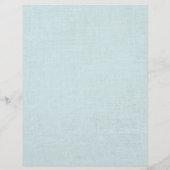 Yoga Studio Gouden Lotus Logo Blauwe Linen Folder (Achterkant)