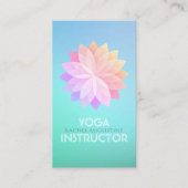 YOGA Studio Instructor Appointment Lotus Mandala Afsprakenkaartje (Voorkant)