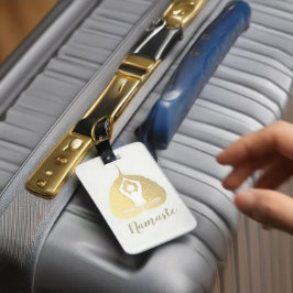 Yoga Studio Instructor Meditation Pose Bodhi Leaf Bagagelabel