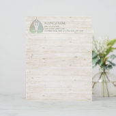 Yoga Studio Instructor Meditation Pose Bodhi Leaf Briefhoofd (Staand voorkant)