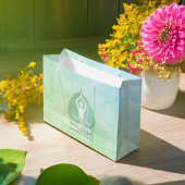 Yoga Studio Instructor Meditation Pose Bodhi Leaf Groot Cadeauzakje