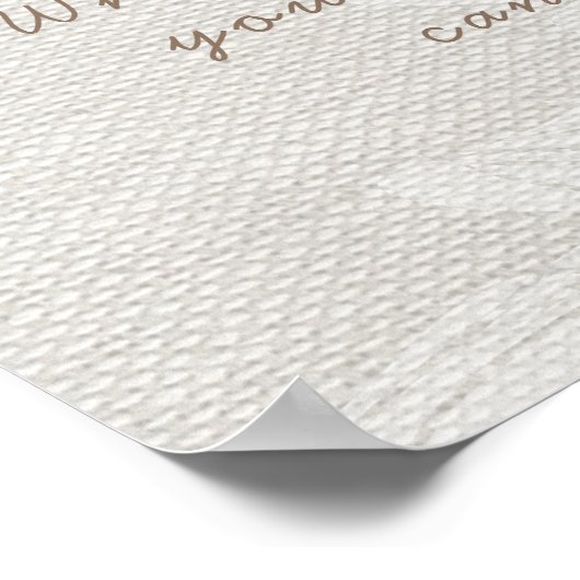 Yoga Studio Instructor Meditation Pose Bodhi Leaf Poster (Hoek)