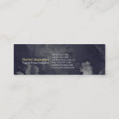 Yoga Studio Instructor Meditation Pose OM-symbool Mini Visitekaartje (Achterkant)