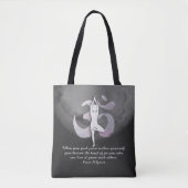 Yoga Studio Instructor Meditation Pose OM-symbool Tote Bag (Voorkant)