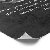 YOGA Studio Instructor Meditation Quote Chic Lotus Poster (Hoek)