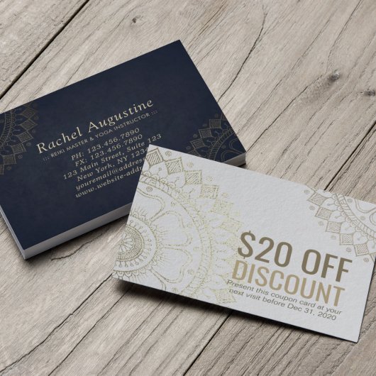 YOGA Studio Korting Coupon Trouw Goud Mandala
