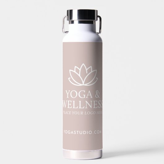 Yoga Studio Logo Business Water Fles Promotion (Voorkant)