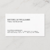 Yoga Studio Logo | Lotus Flower Pattern Visitekaartje (Achterkant)