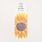 Yoga Studio Logo Sunflower Yogamat (Voorkant)