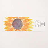 Yoga Studio Logo Sunflower Yogamat (Voorkant (horizontaal))