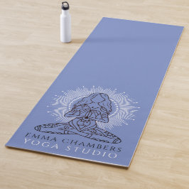 Yoga Studio Lotus Pose Blue Yogamat