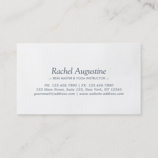 YOGA Studio Loyalty Punch Meditation Pose ZEN Sign (Achterkant)