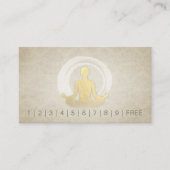 YOGA Studio Loyalty Punch Meditation Pose ZEN Sign (Voorkant)