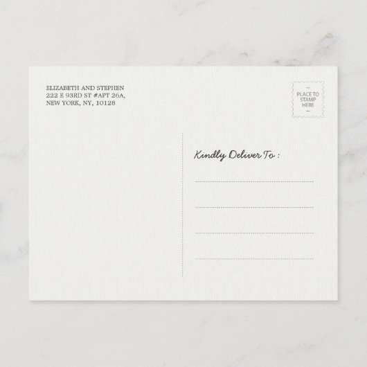 Yoga Studio Mediation Instructor citeert Bodhi Lea Briefkaart (Achterkant)