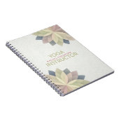 YOGA Studio Meditatie Instructeur Kleurrijke Manda Notitieboek (Rechterzijde)